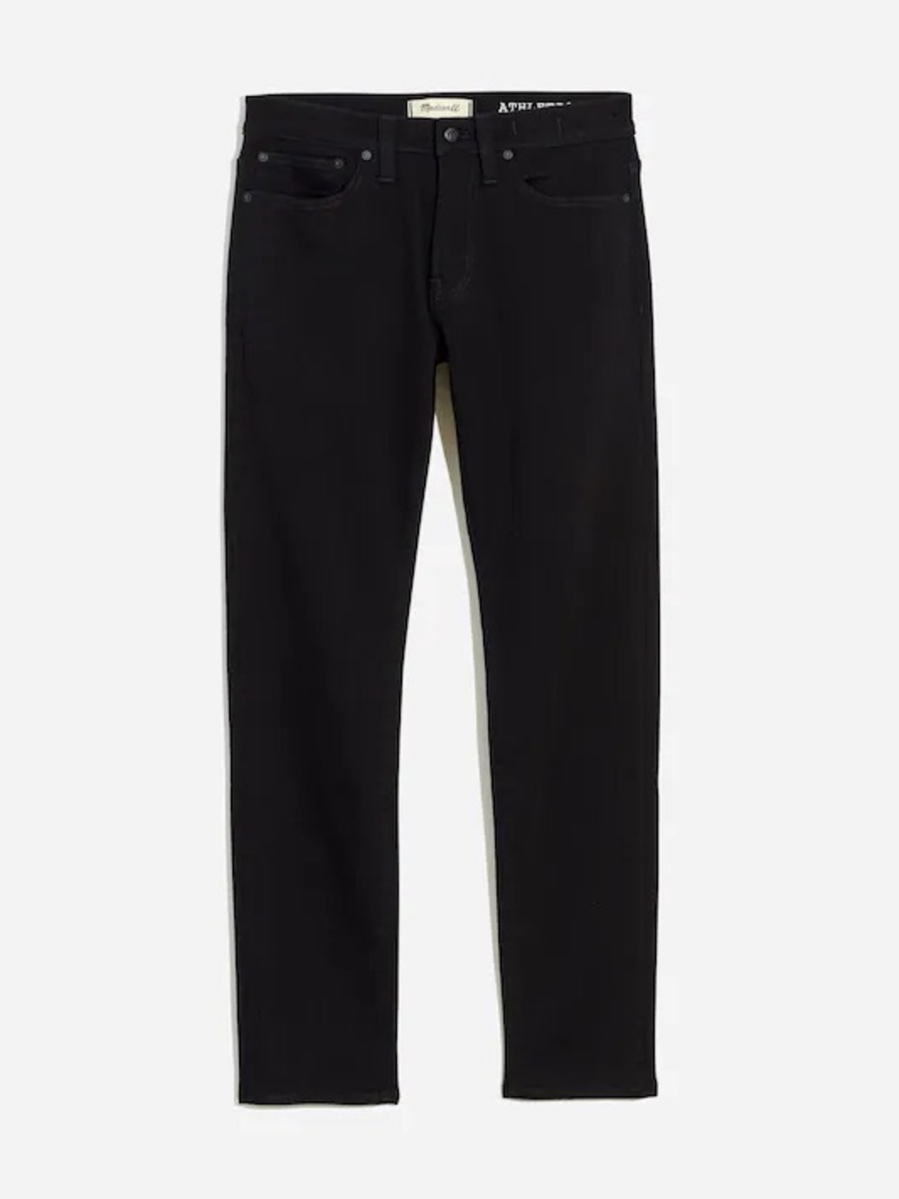 Madewell Athletic Slim Jeans:
COOLMAX® Denim Edition
Bainhart Wash 35 $148 ND478
